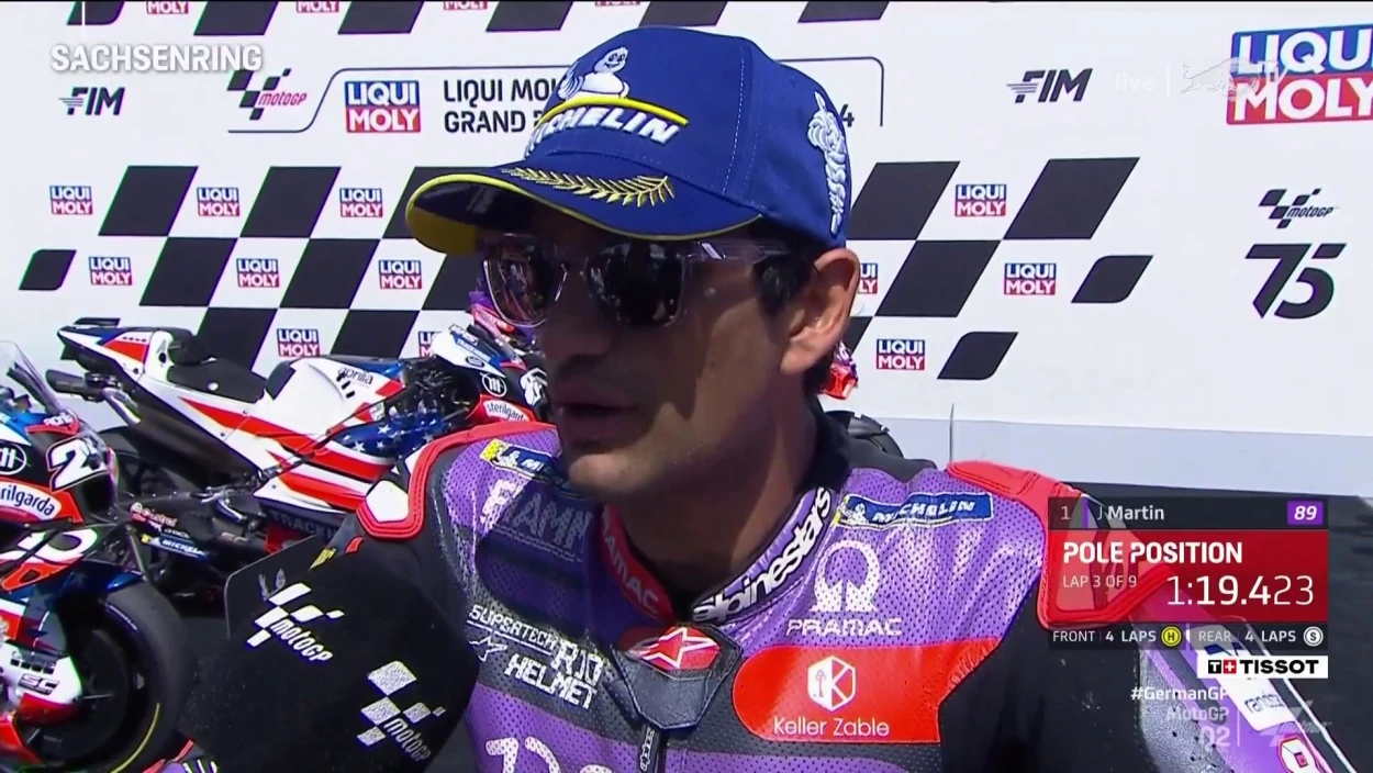 Qualifying MotoGP Sachsenring : Die Top 3 im Interview