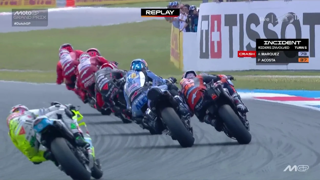 Nach Infight mit Acosta: Aus für Alex Marquez in Assen