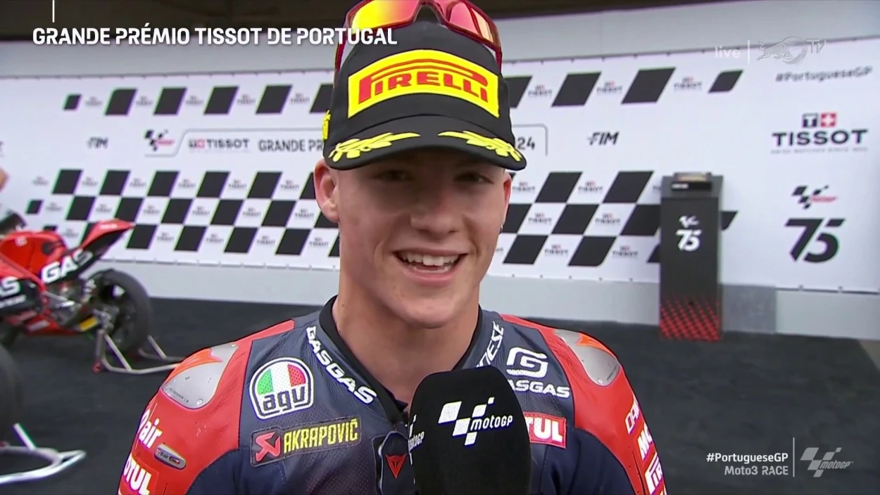 Tissot Grand Prix von Portugal: Moto3 Rennen - Die Top 3 im Interview