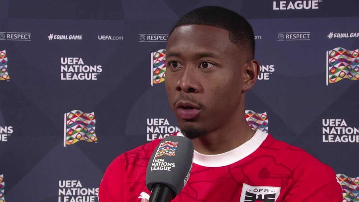 David Alaba nach dem Spiel gegen Serbien