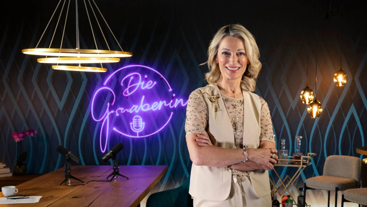 Mit Monika Gruber und Tennisprofi Barbara Schett