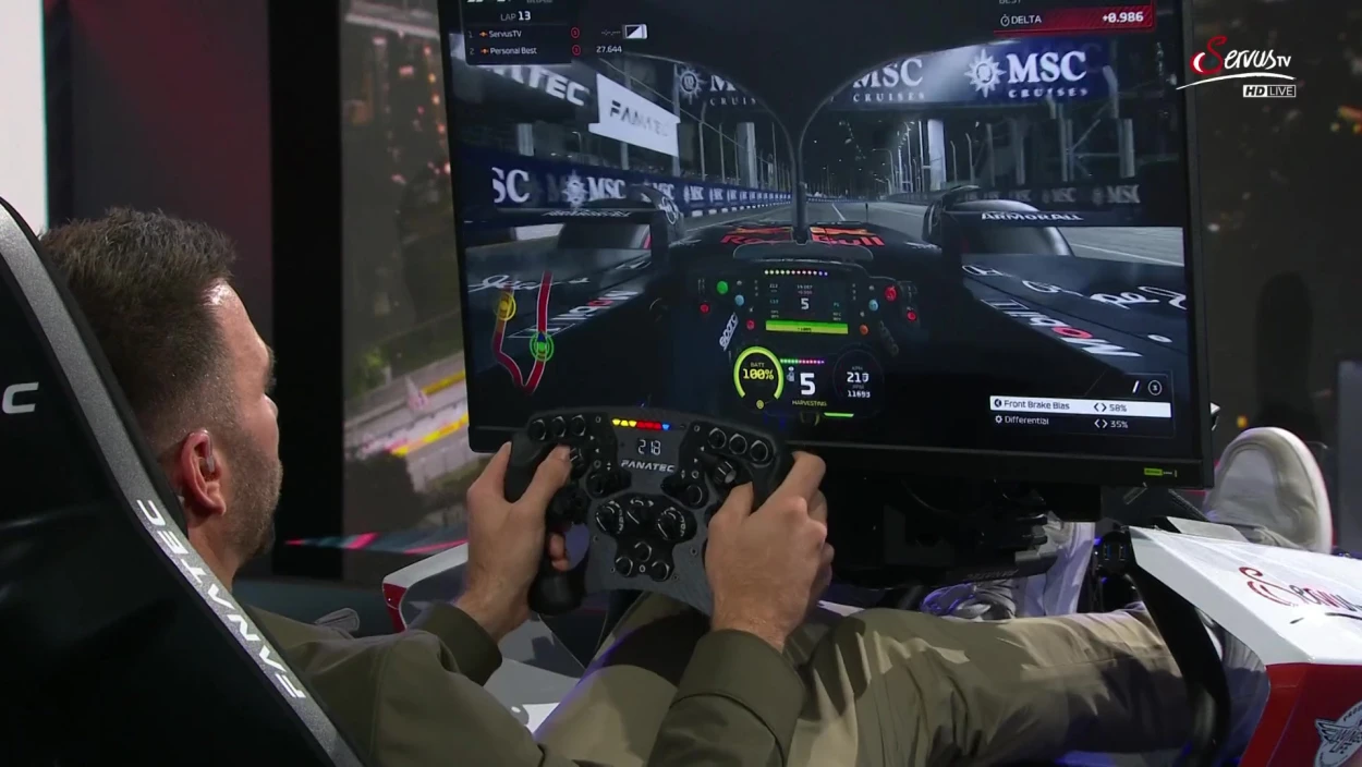 Quali-Fahrt im Simulator