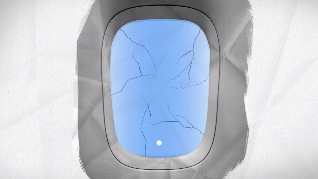 Warum ist im Flugzeugfenster ein Loch?