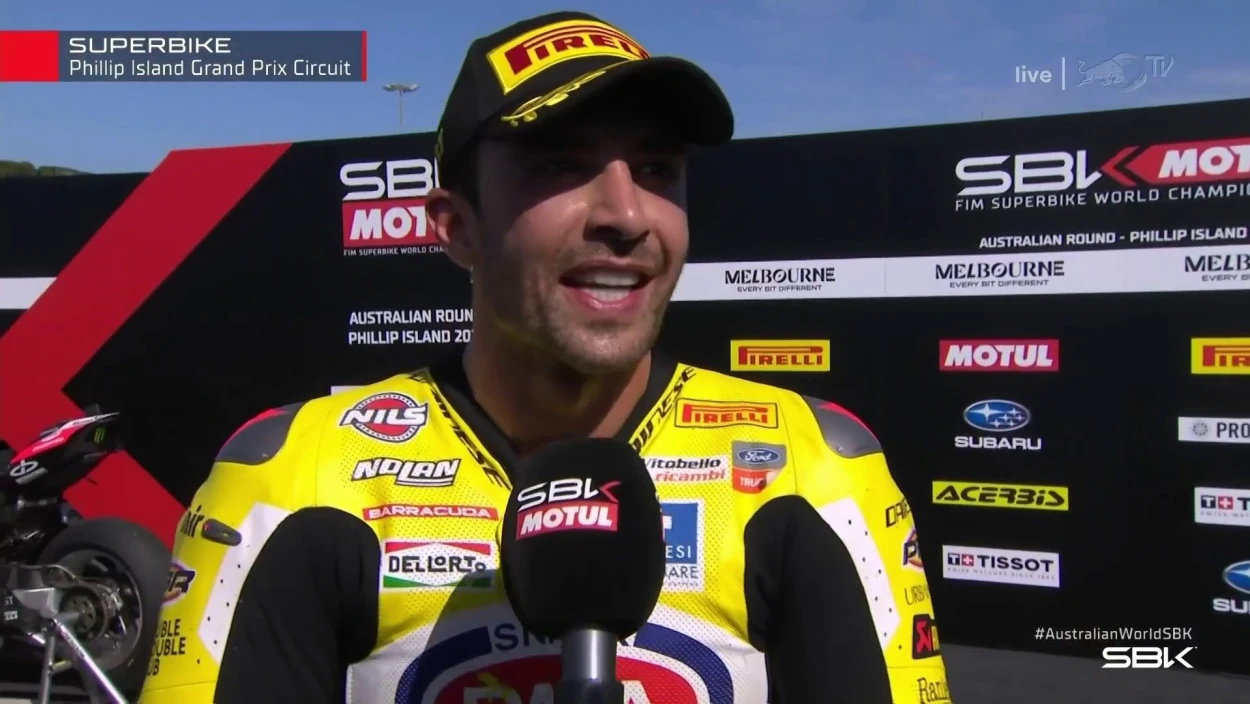 WSBK Phillip Island: Rennen 2 - Die Top 3 im Interview
