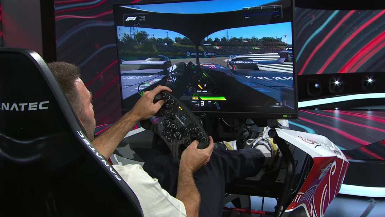 Quali-Fahrt im Simulator