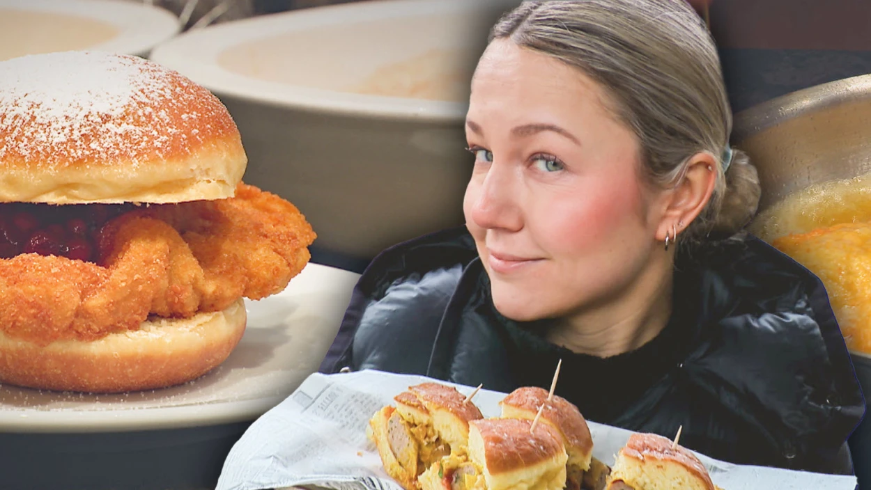 Gewagte Krapfen-Kreation: Schnitzel-Krapfen