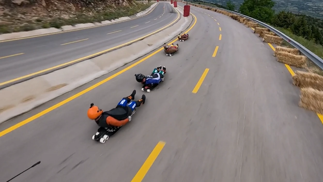 Adrenalin pur: Downhill-Skateboard-WM