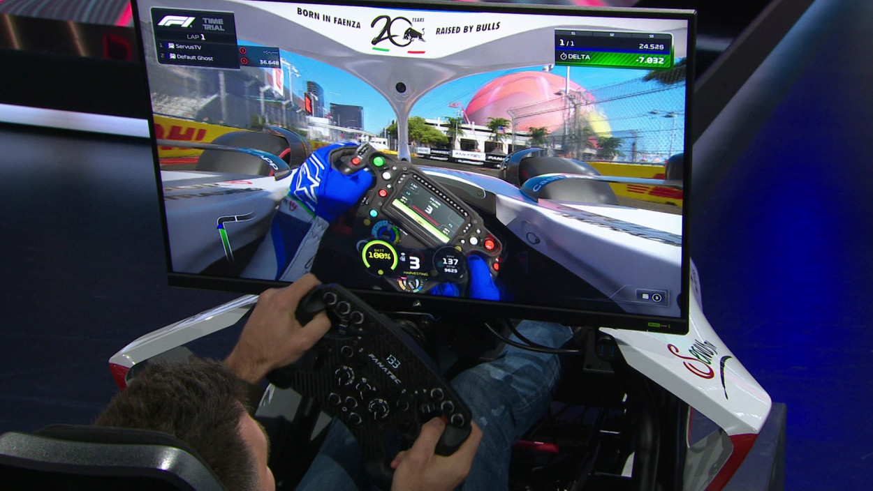 Quali-Fahrt im Simulator