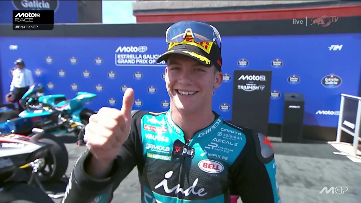 Moto2-Rennen in Brasilien: die Top 3 im Interview