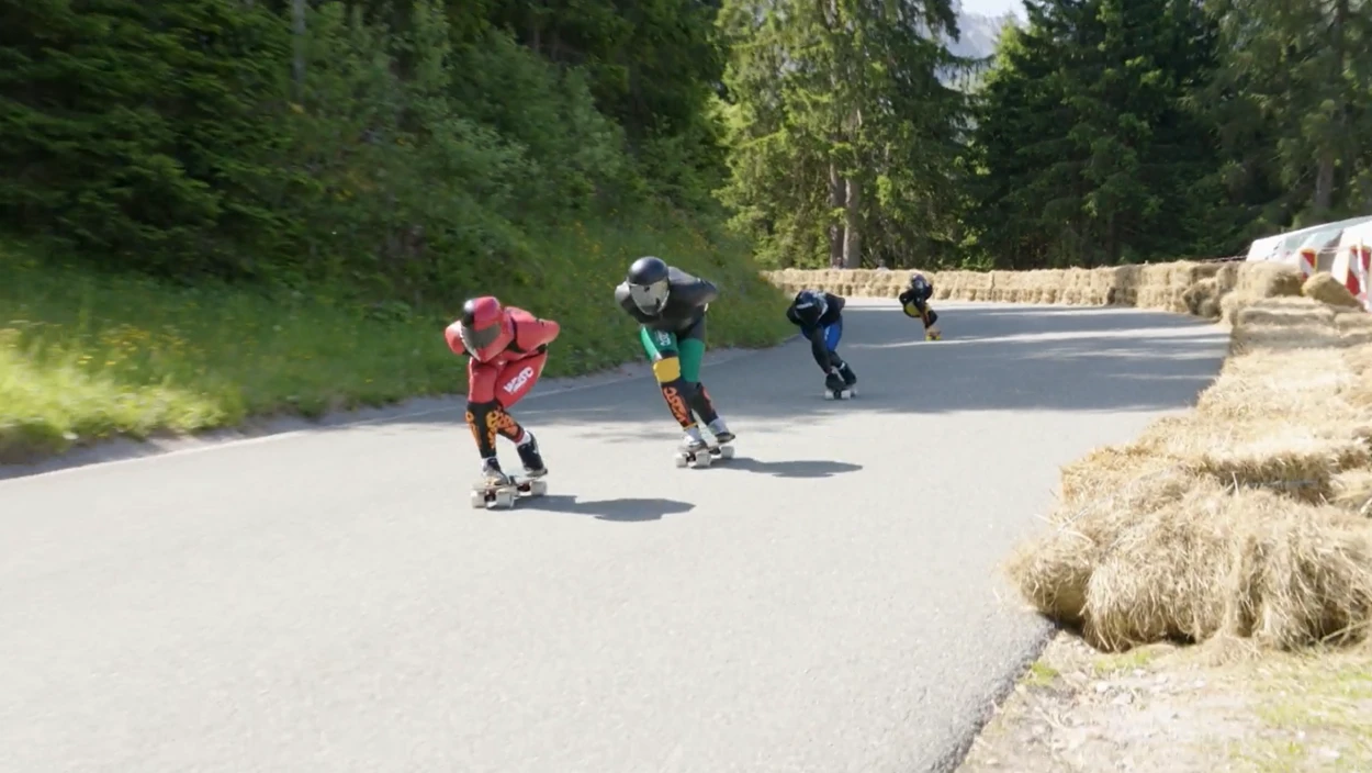 Downhill-Skateboard-WM in Tirol