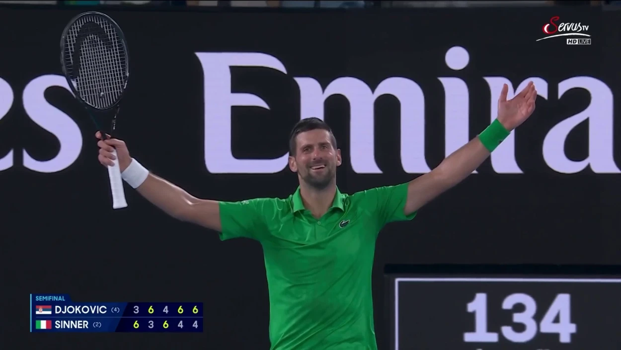Highlights: Jannik Sinner vs. Novak Djokovic | Australian Open - Halbfinale