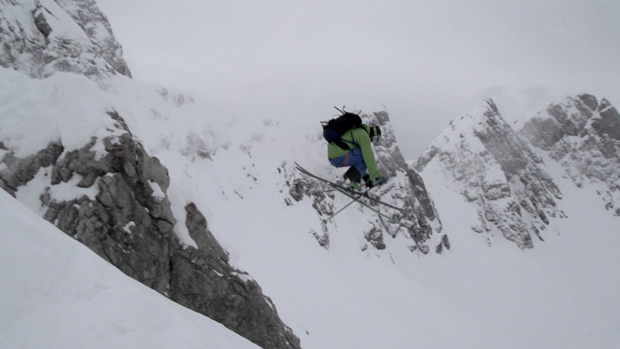 Auf Skiern am Limit - Die Steilwand