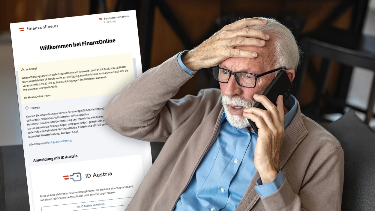 Betrugswarnung: Gefälschte Bankanrufe bei Finanz-Online