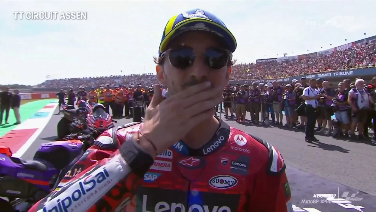 Francesco Bagnaia: "Ich liebe es"