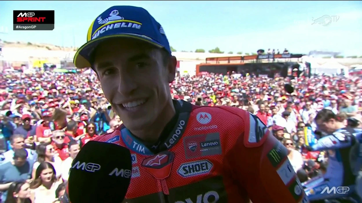 "Bin ruhig geblieben" - M. Marquez | Sprint MotoGP, Aragon