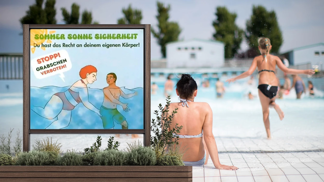 Freibäder: Spott über Plakataktion